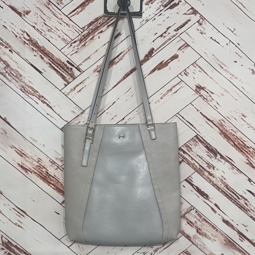 H by Halston Gray Tote Bag